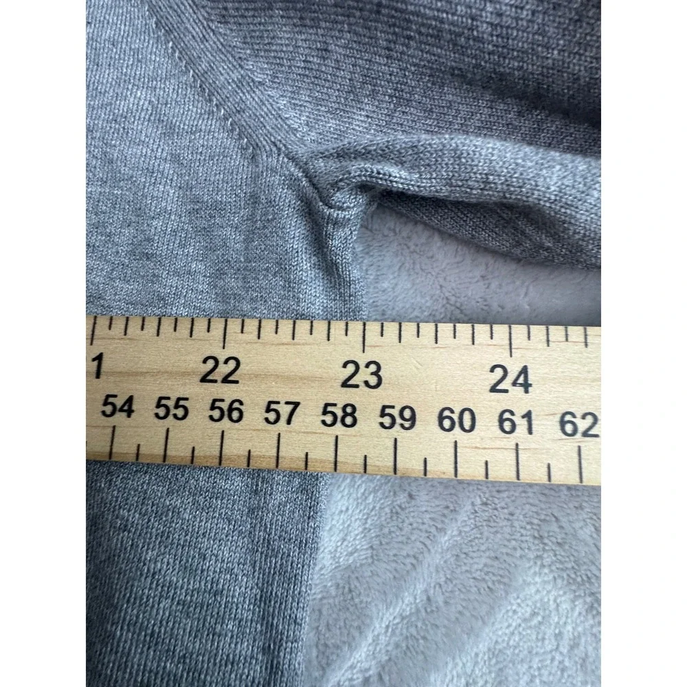 Banana Republic Mens XL Silk Blend V-Neck‎ Colorblock Sweater Grey Black New
